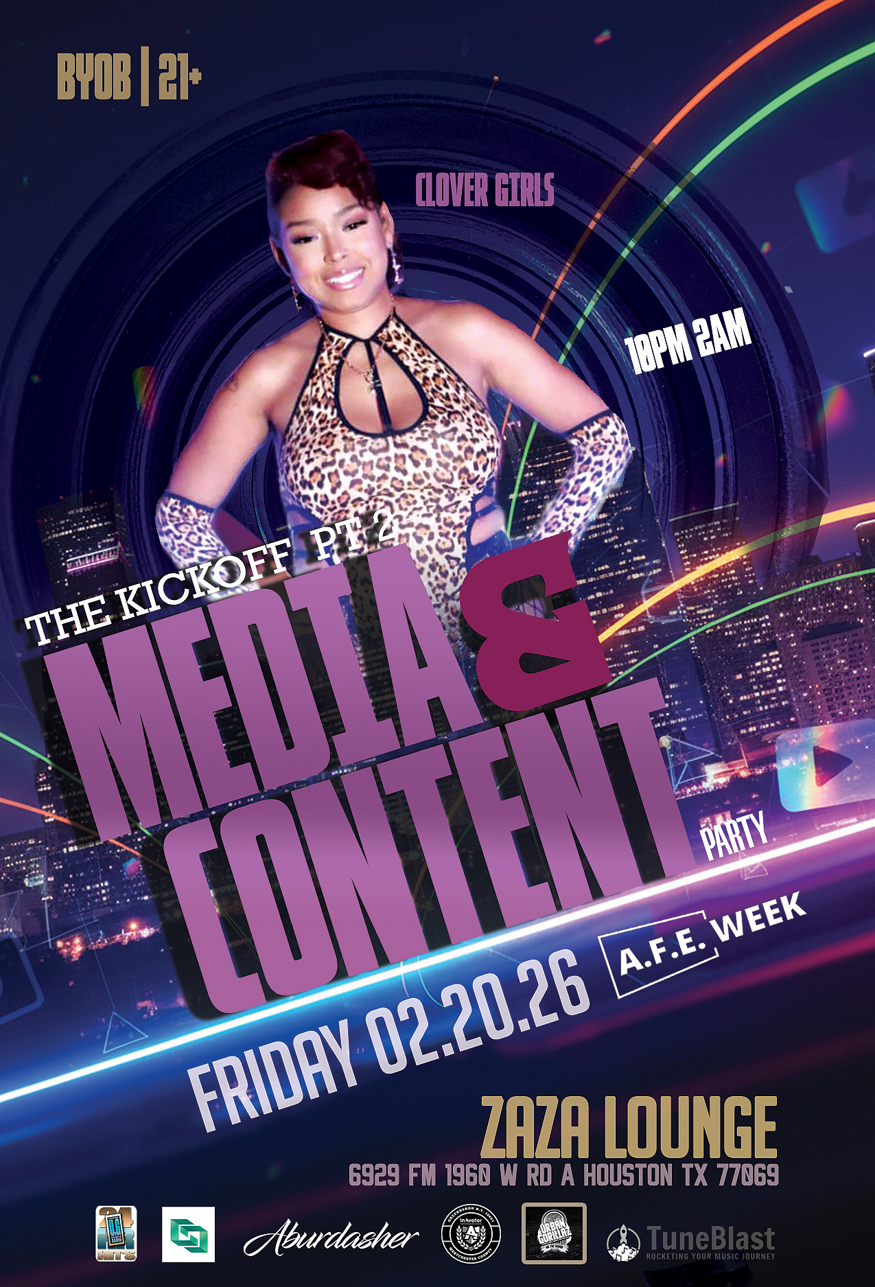 A.F.E. Kickoff Media & Content Event HTX — event banner 2