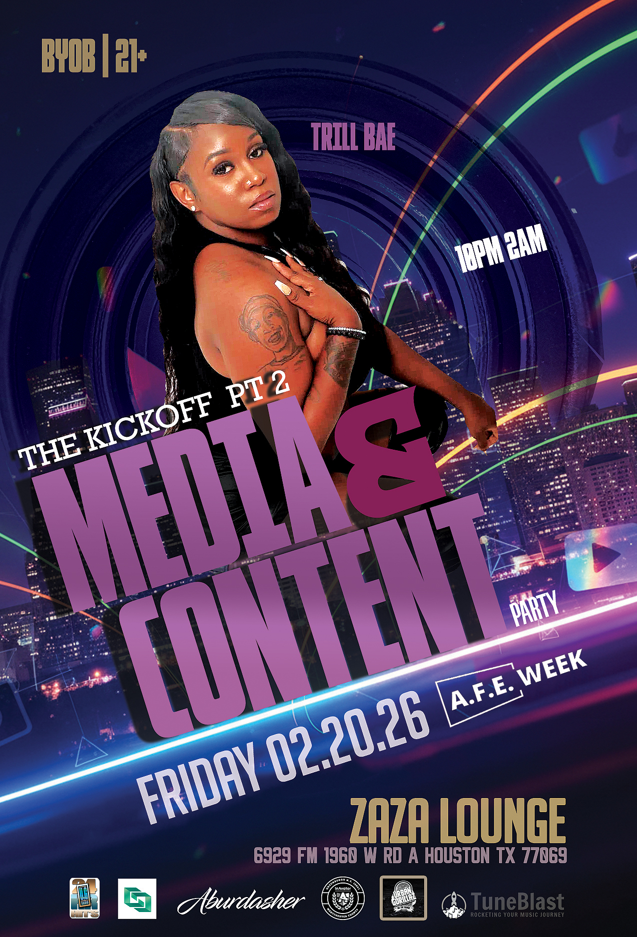 A.F.E. Kickoff Media & Content Event HTX — event banner 6
