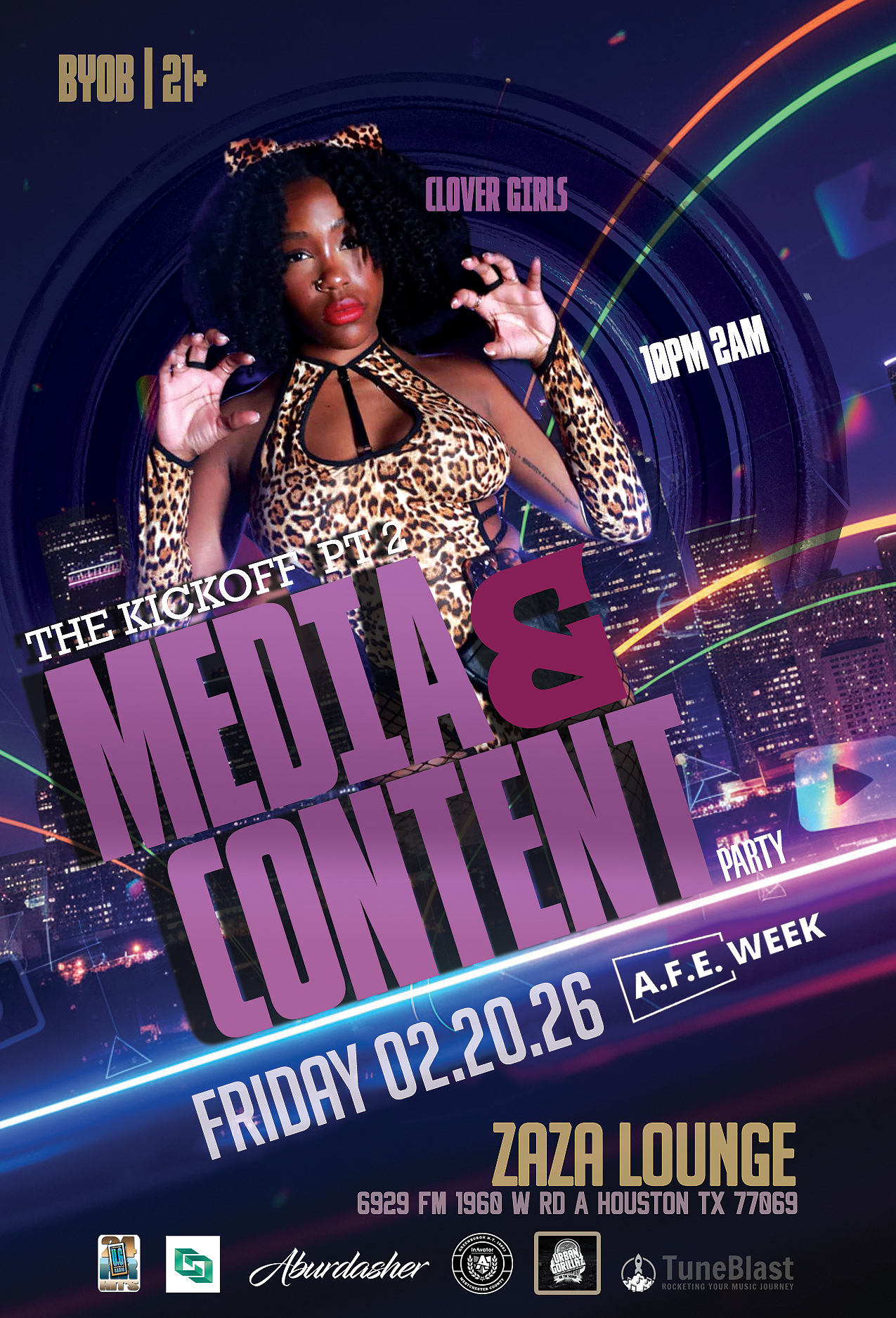 A.F.E. Kickoff Media & Content Event HTX — event banner 3