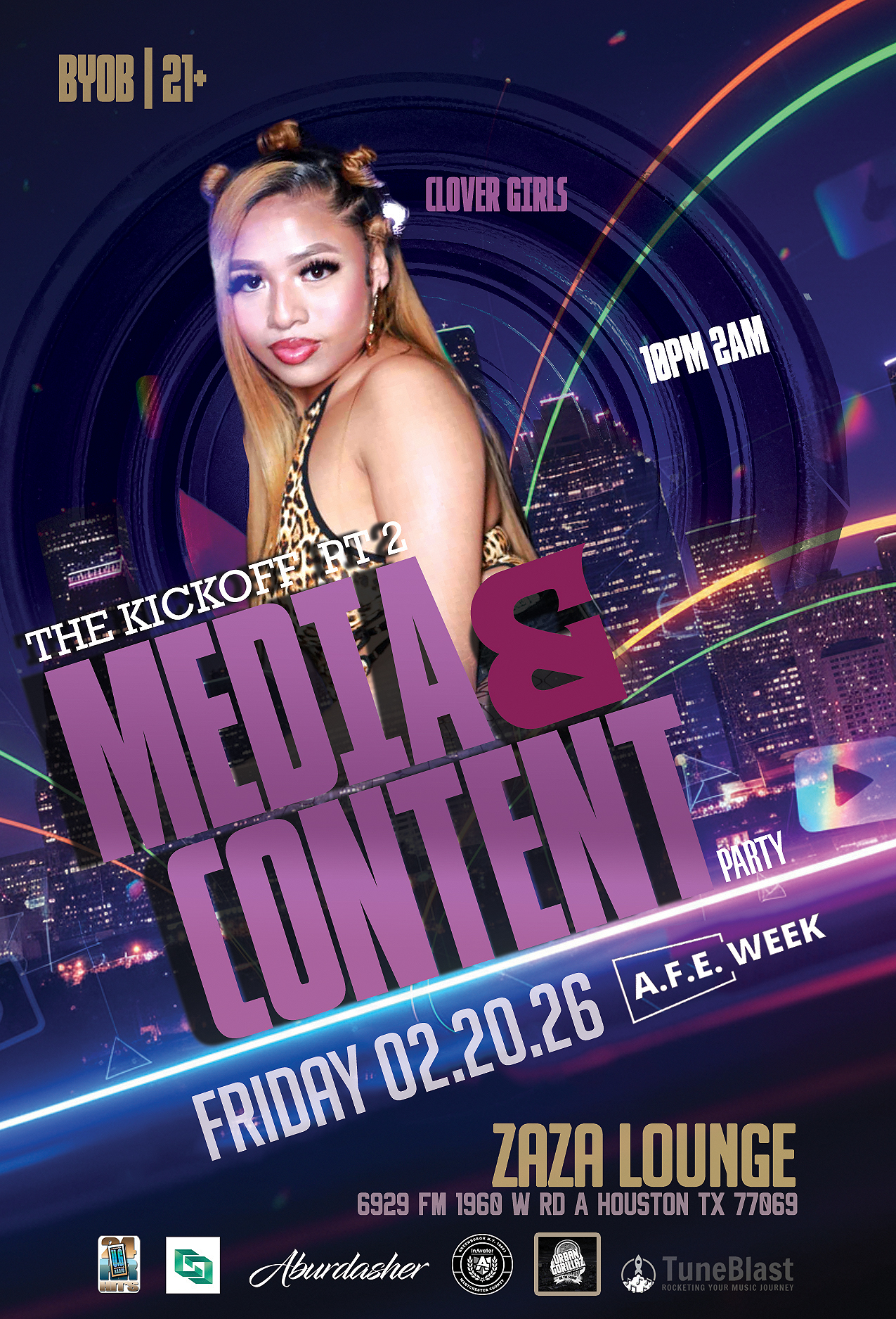 A.F.E. Kickoff Media & Content Event HTX — event banner 4