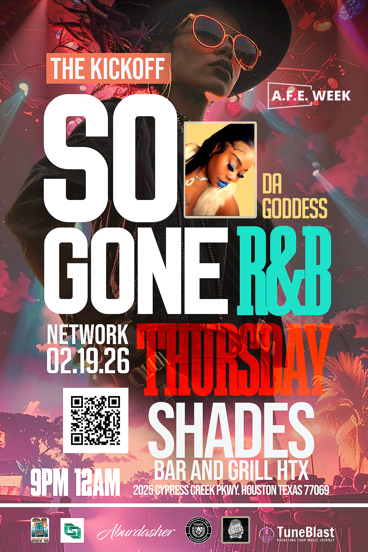 A.F.E. Kickoff R&B Live HTX — event banner 3