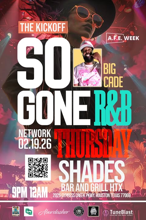 A.F.E. Kickoff R&B Live HTX — event banner 2