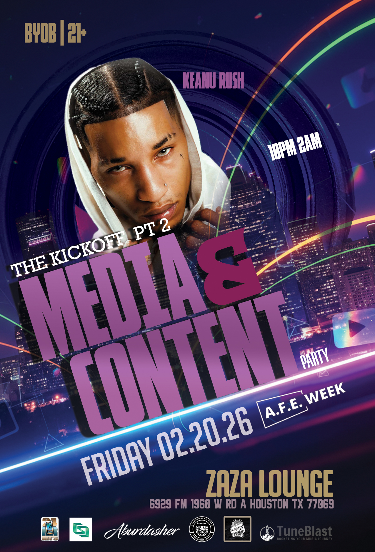 A.F.E. Kickoff Media & Content Event HTX — event banner 7