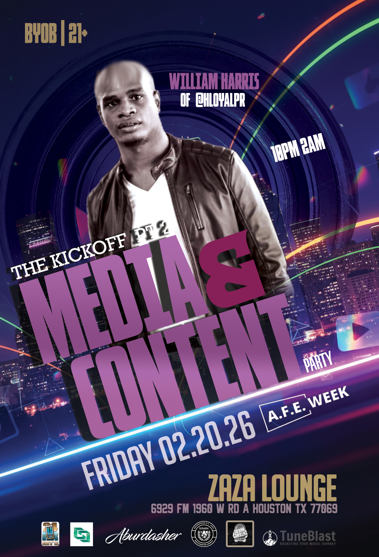 A.F.E. Kickoff Media & Content Event HTX — event banner 8