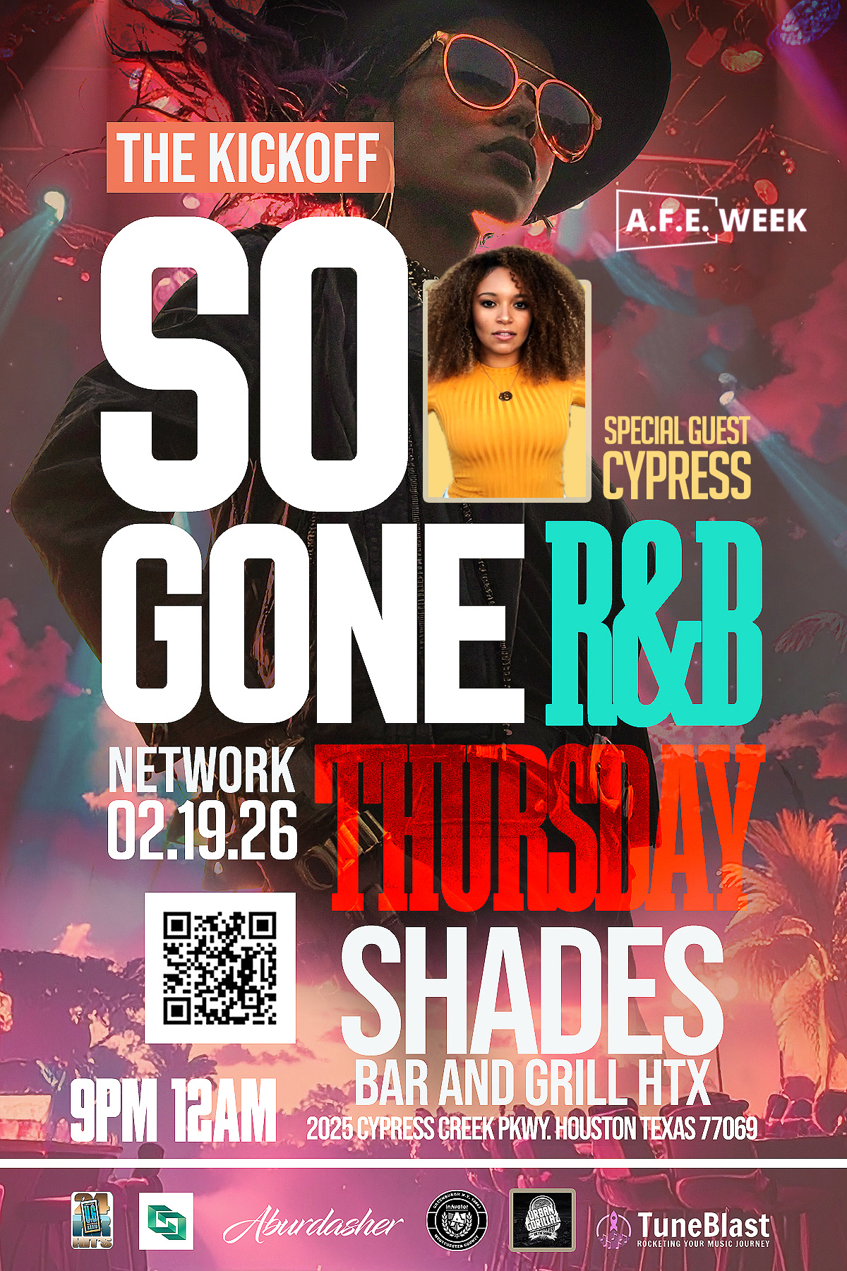 A.F.E. Kickoff R&B Live HTX — event banner 1