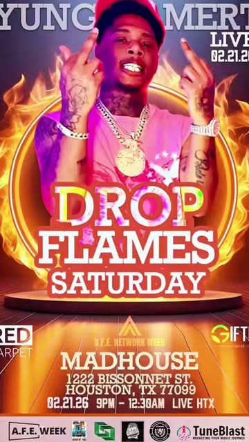 Real Raw Concert Series/Drop Flames Saturday — event banner 12