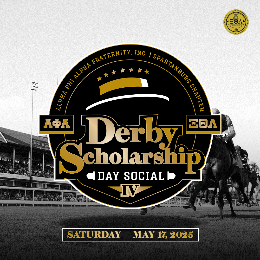 Spartanburg Alphas Derby Scholarship Day Social — event banner