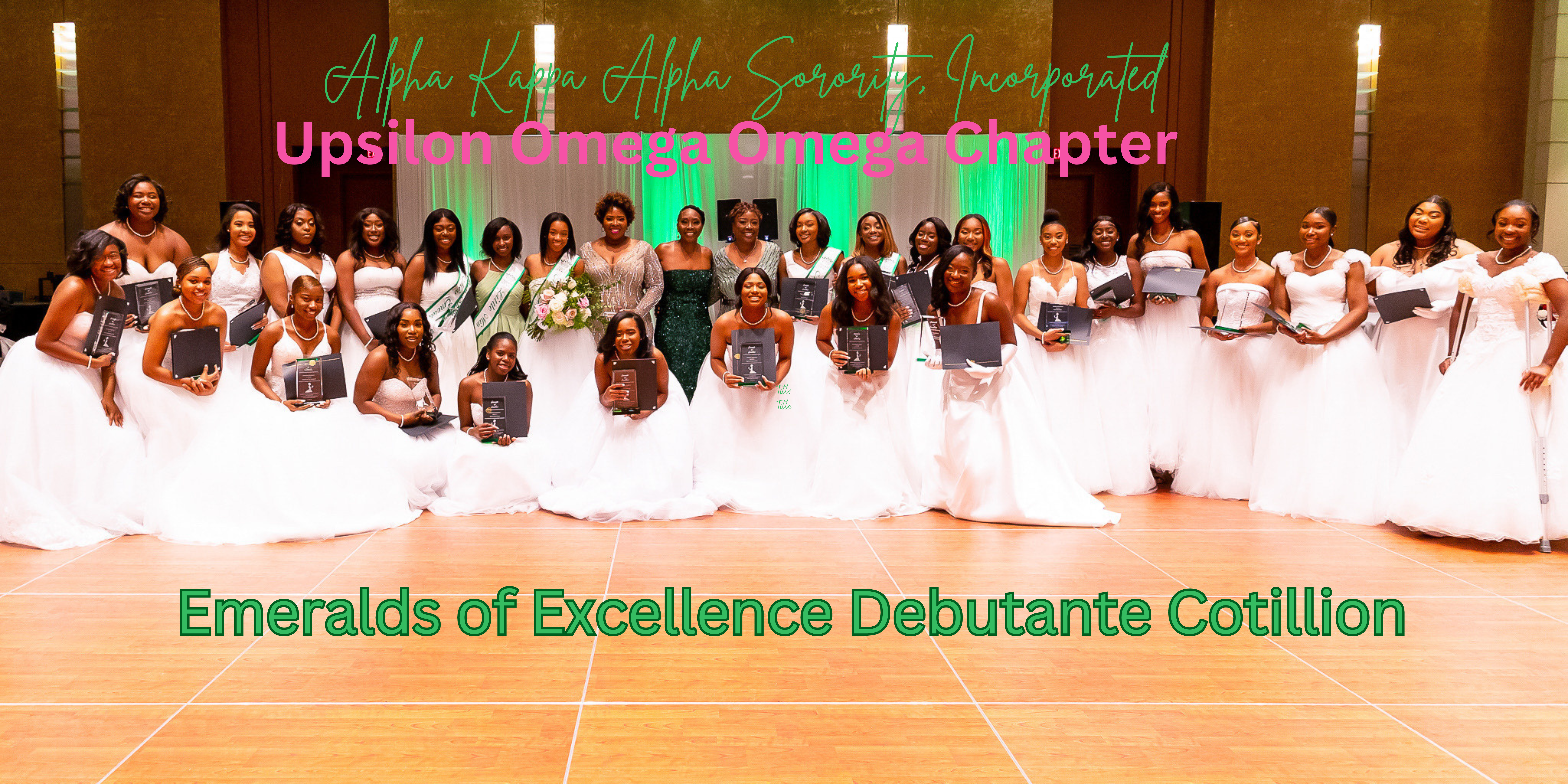Emeralds of Excellence Debutante Cotillion — event banner