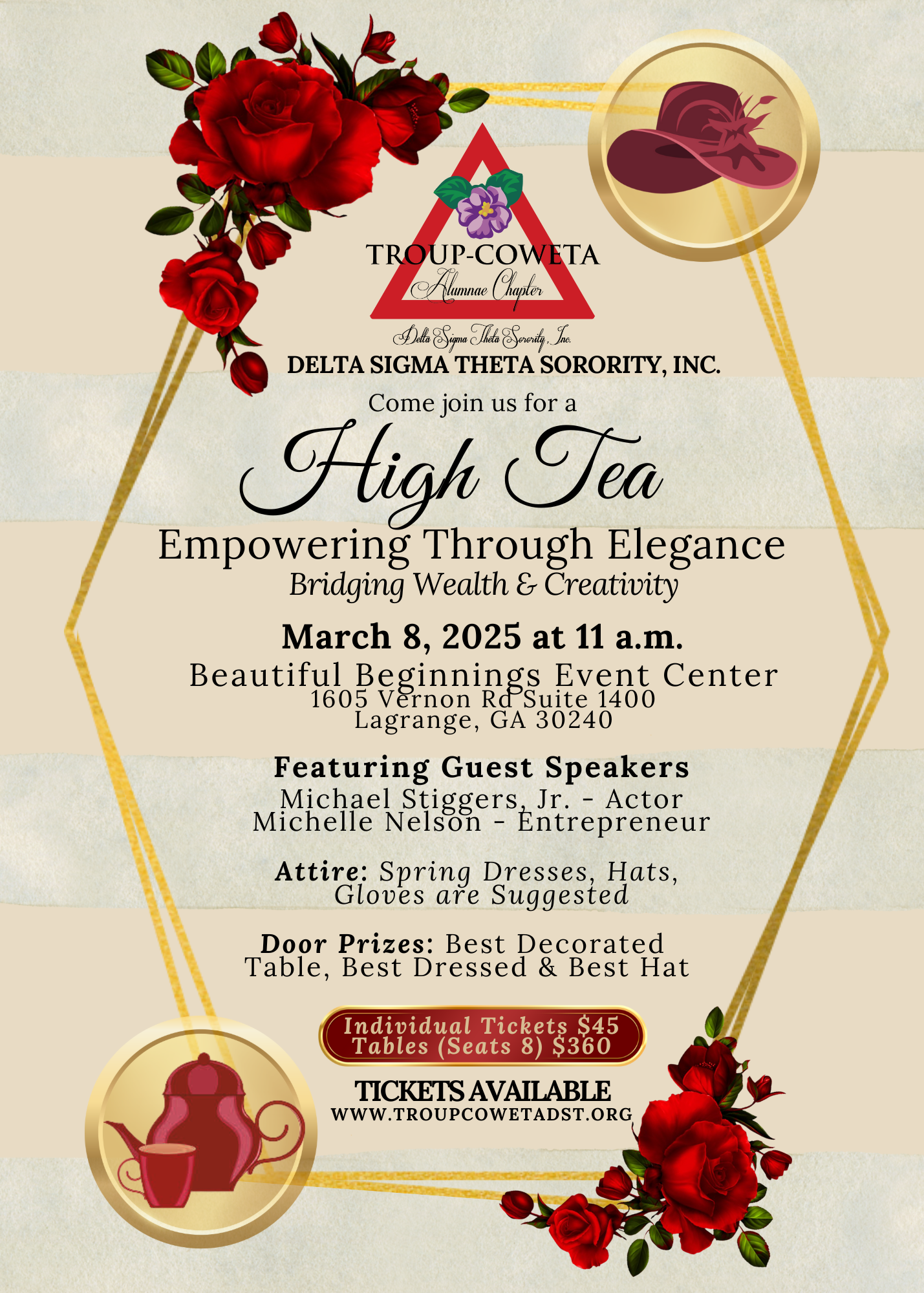 High Tea – Empowering Through Elegance — event banner 1
