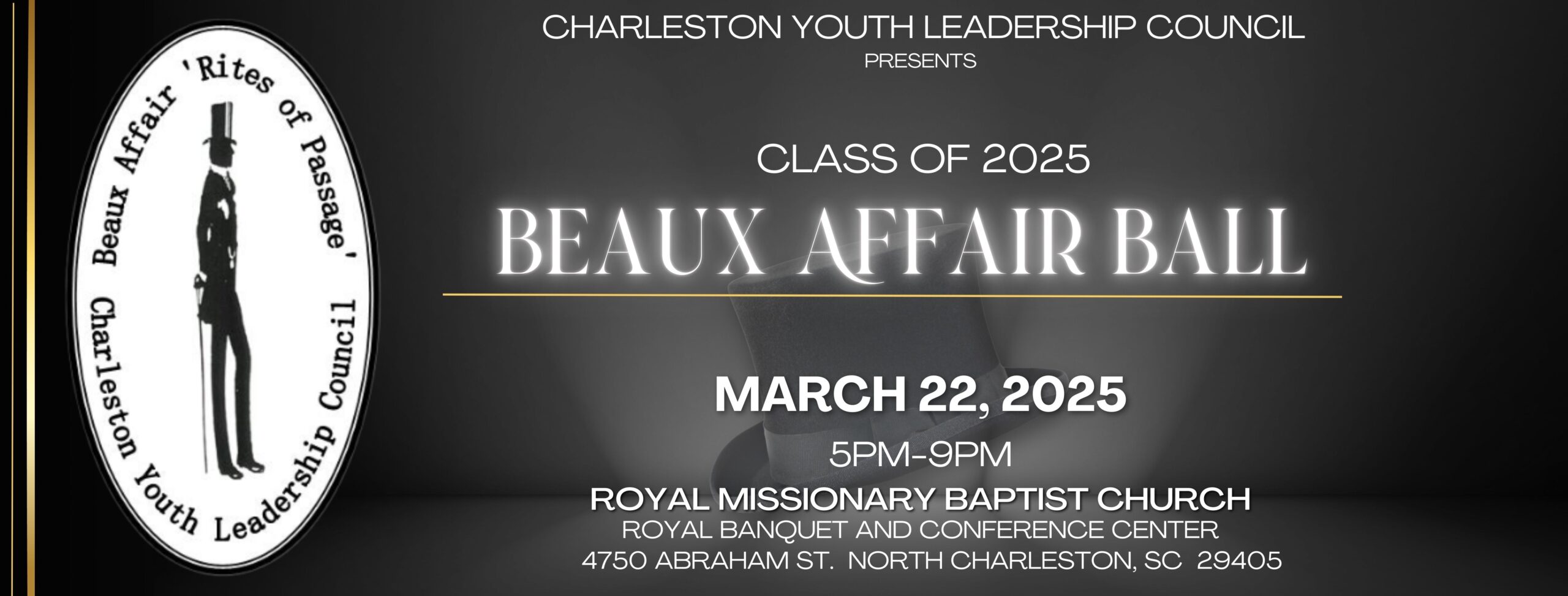 2025 Beaux Affair Ball — event banner