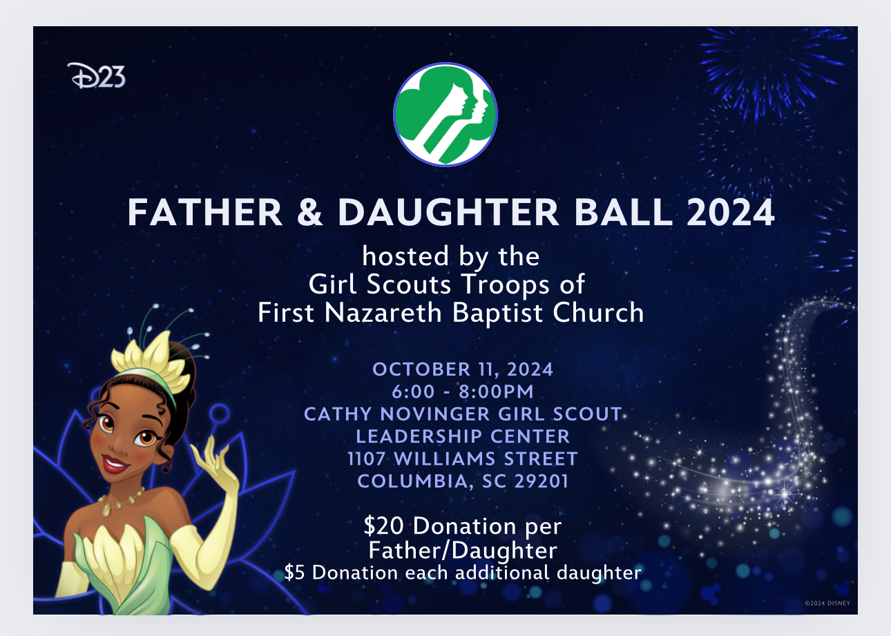 Father/Daughter Fall Ball 2024 — event banner