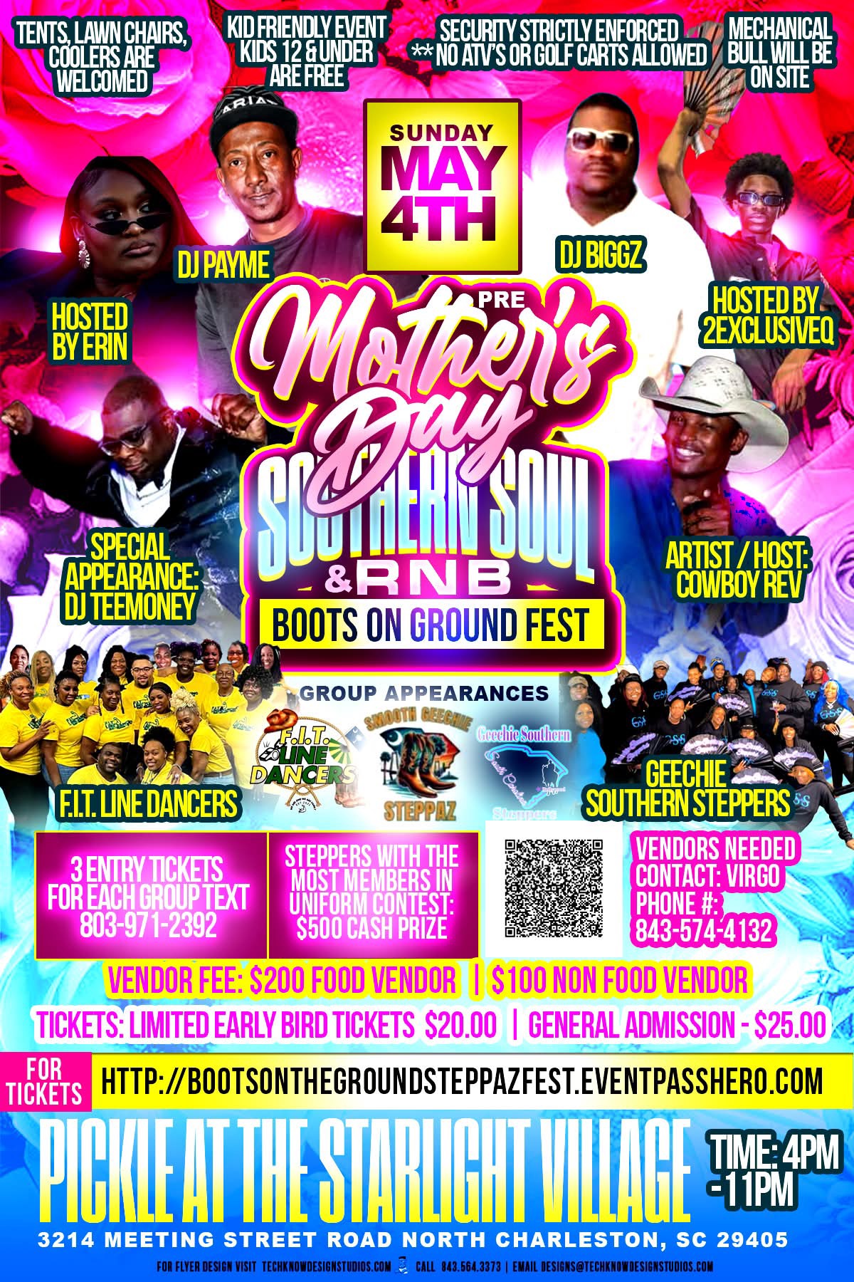 Pre Mother’s Day Southern Soul & RNB BOOTS ON GROUND FEST