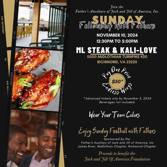 Richmond Area Jack and Jill Presents – Sunday Fellowship with Fathers — photo 1