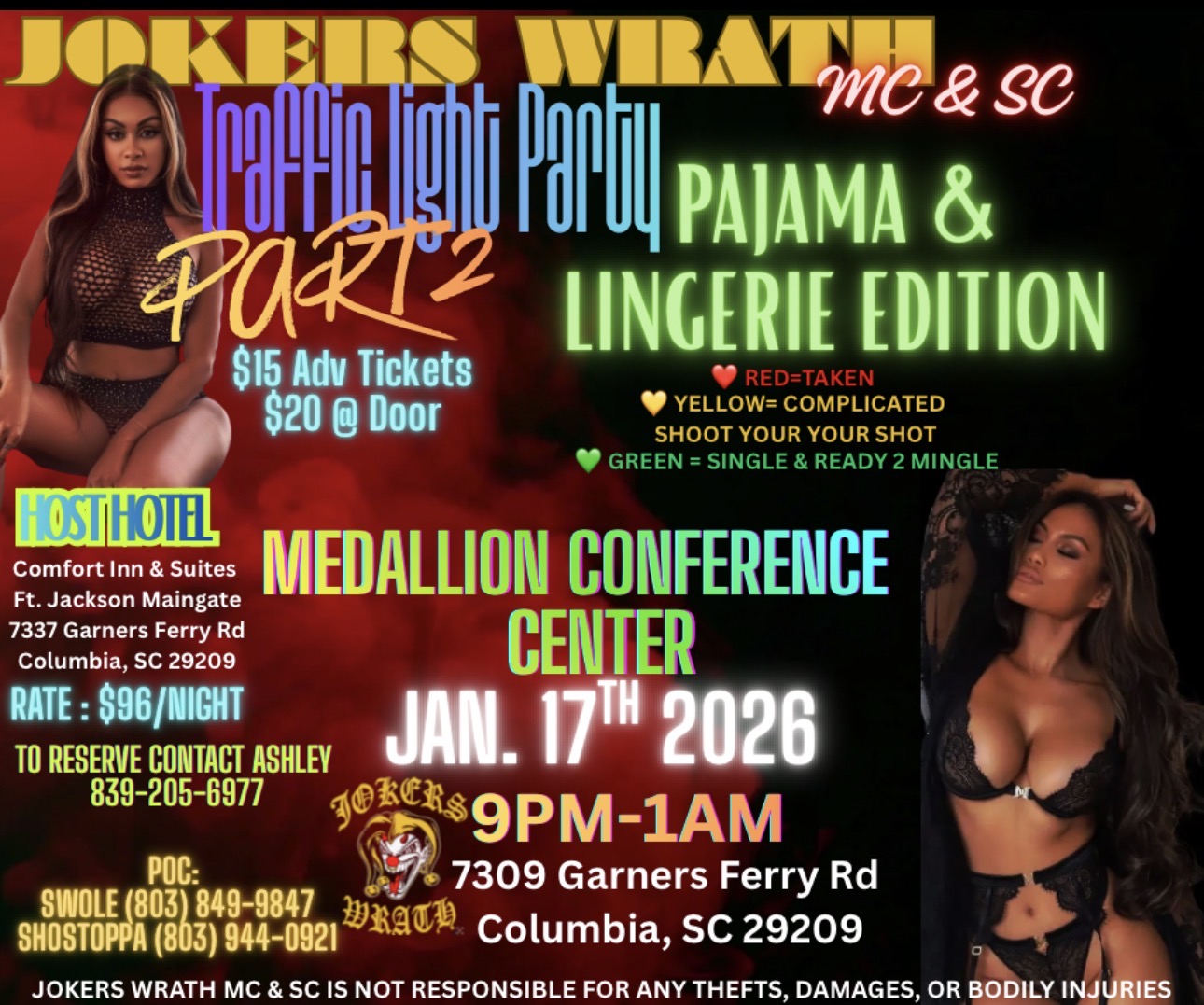Jokers Wrath MC/SC Lingerie & Pajama Party — photo 1