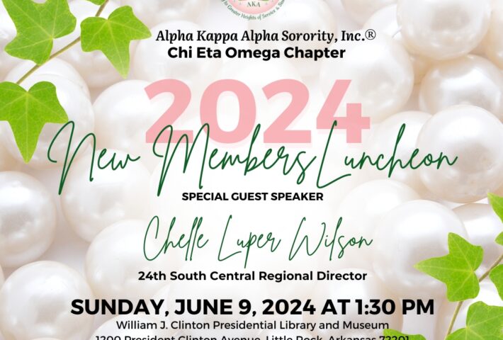 Alpha Kappa Alpha Chi Eta Omega Chapter New Members Luncheon