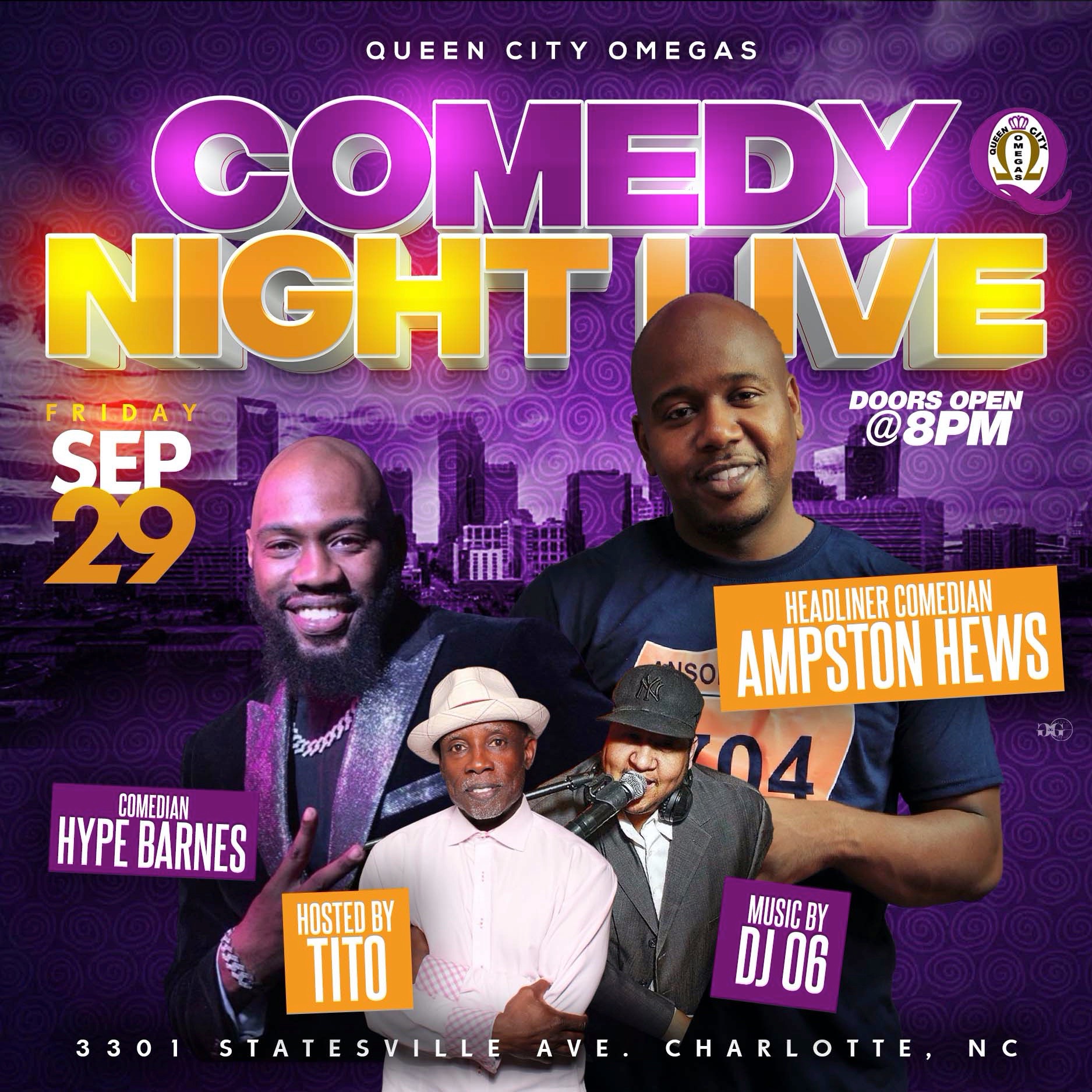 Queen City Omegas Comedy Night — photo 1
