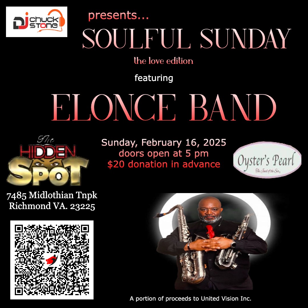 Soulful Sunday, The Love Edition featuring The Elonce Band — photo 1