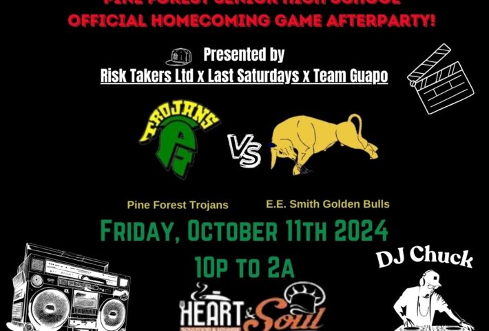 Tha Afterparty – The Official Pine Forest Senior High School Homecoming Party