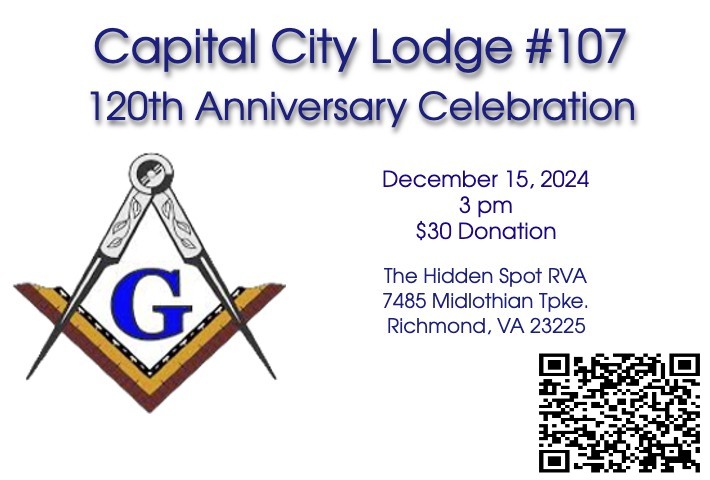 Capital City Lodge #107 120th Anniversary — photo 1