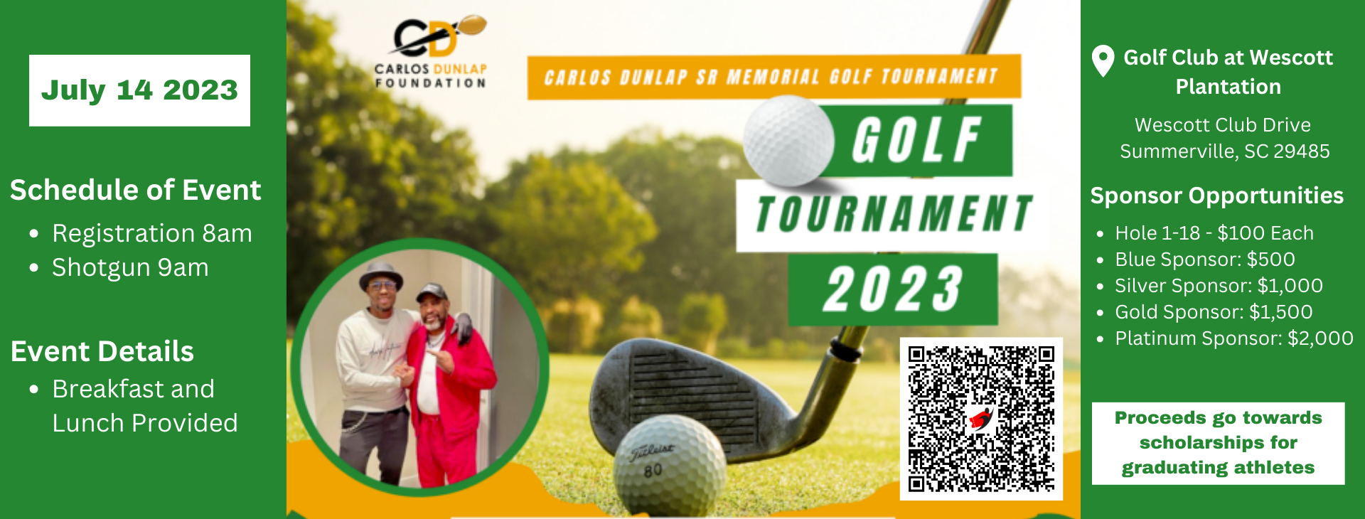 Carlos Dunlap Sr Memorial Golf Tournament EventPassHero