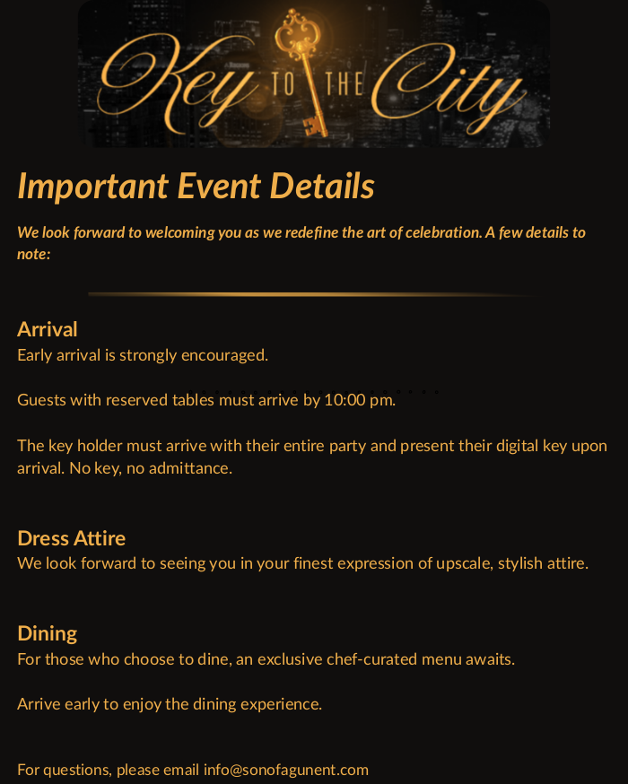 Private Event: Key To The City – Charlotte — photo 1