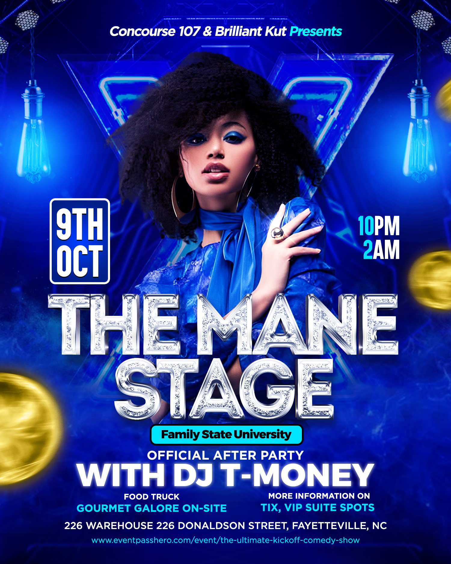 The MANE STAGE: The Ultimate NOHOE Comedy Show & After Party! Hosted By @DannyRags Featuring Comedian Kiara Benson & Friends!!! W/ DJ Ricoveli & DJ T-MONEY — photo 3