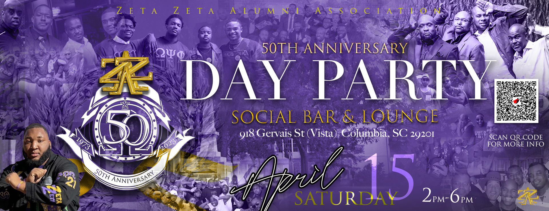 50 Anniversary DAY PARTY — event banner
