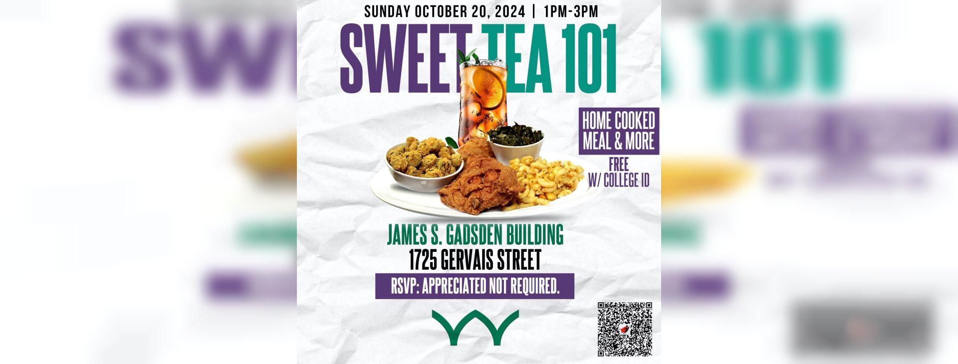 Sweet Tea 101 — event banner