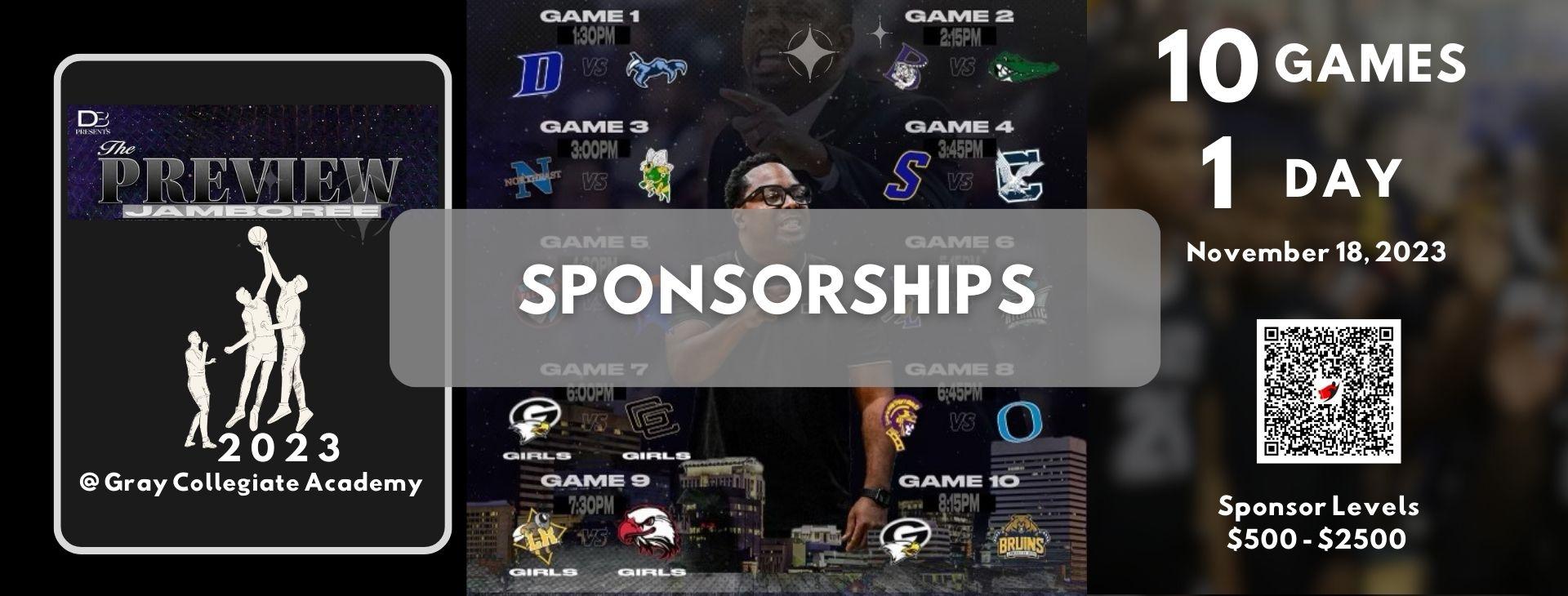 THE PREVIEW JAMBOREE – SPONSORSHIPS — event banner