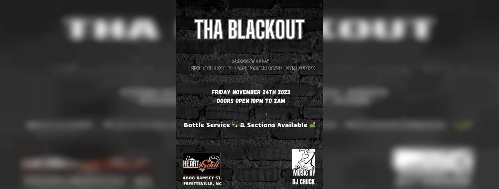 Tha Blackout — event banner