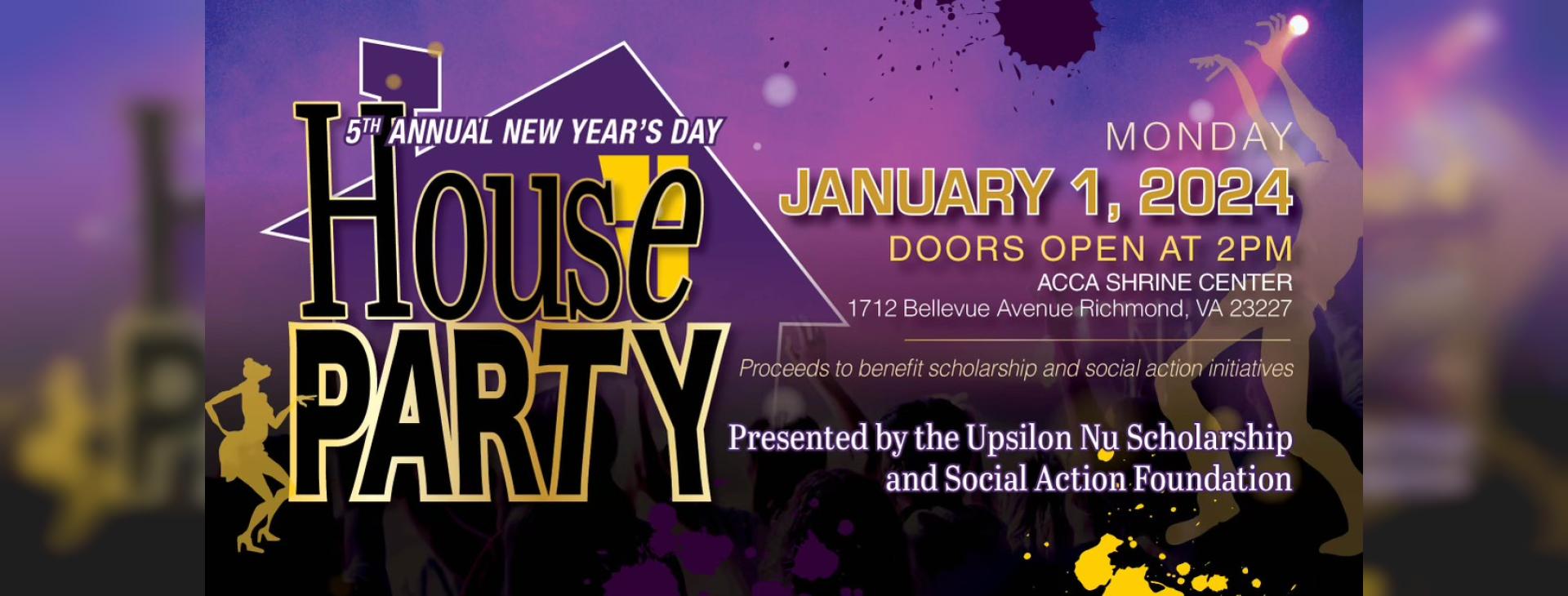 5th ANNUAL HOUSE PARTY NEW YEARS DAY - EventPassHero