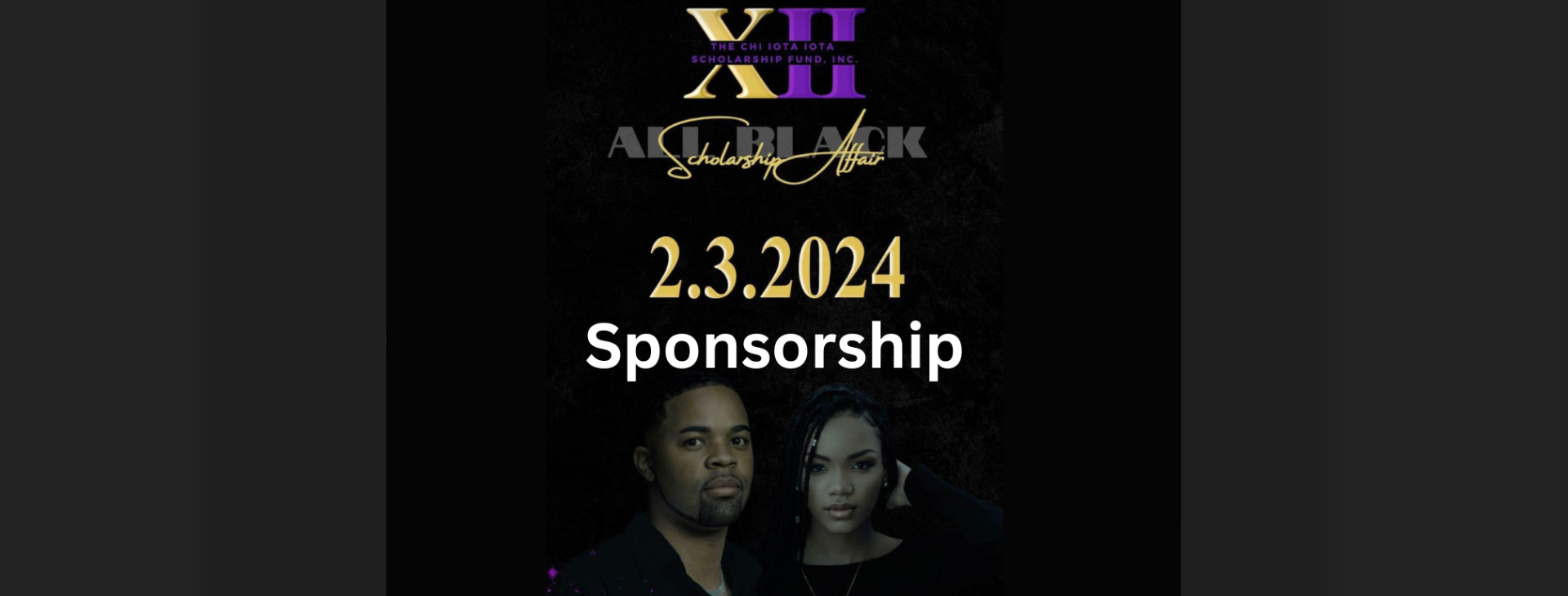 Scholarship Affair ABA 2024 Sponsorship — event banner