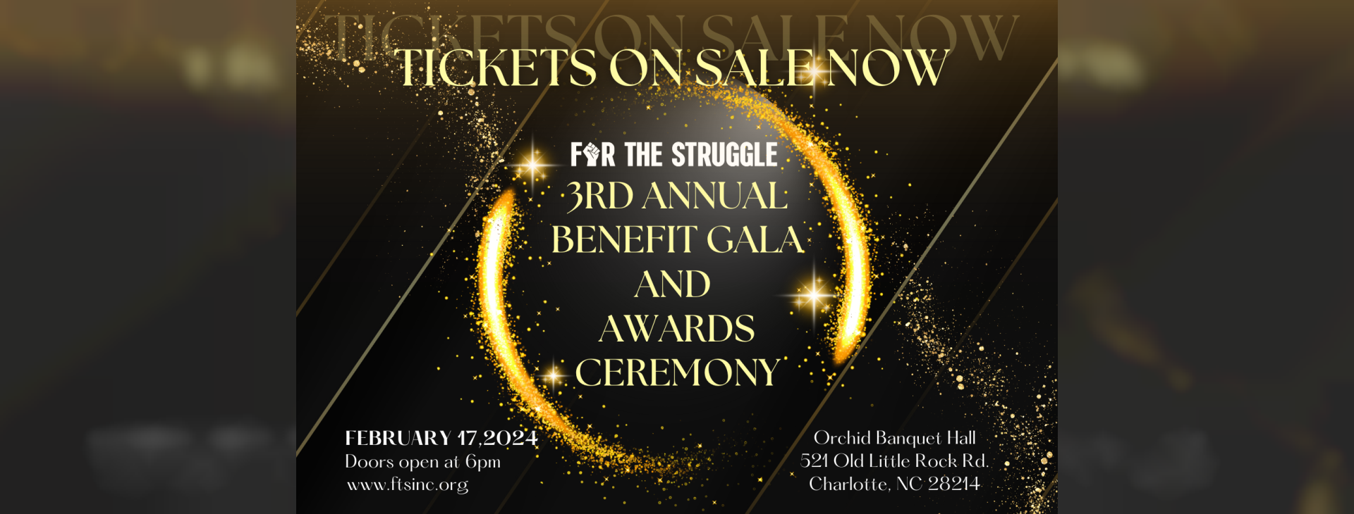 For The Struggle Annual Benefit Gala 2024 — event banner