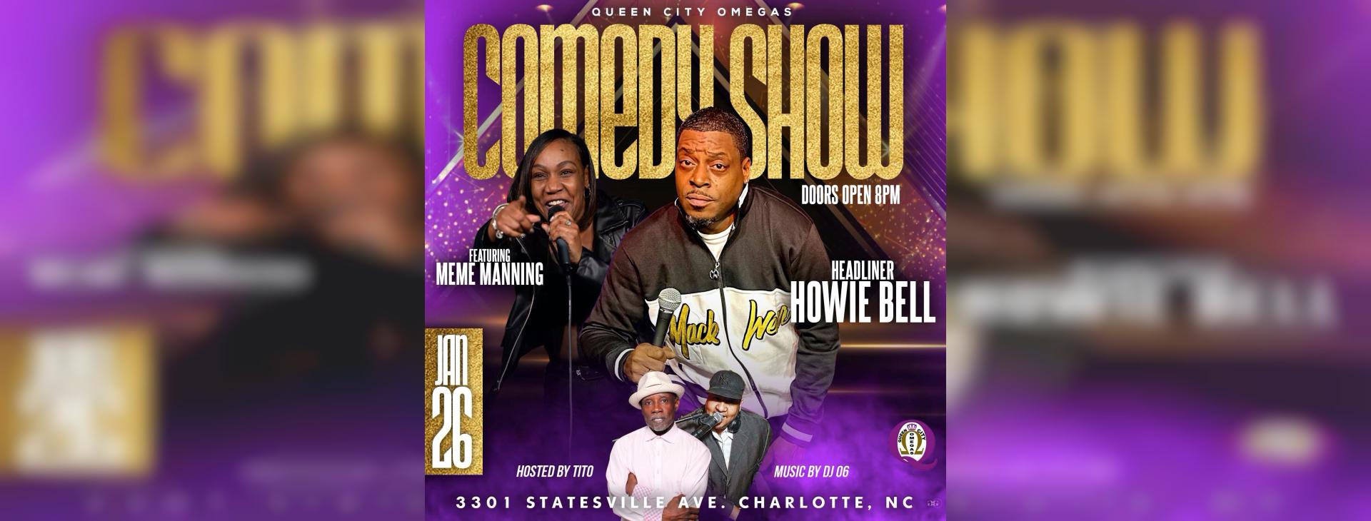 Queen City Omegas Comedy Night — event banner