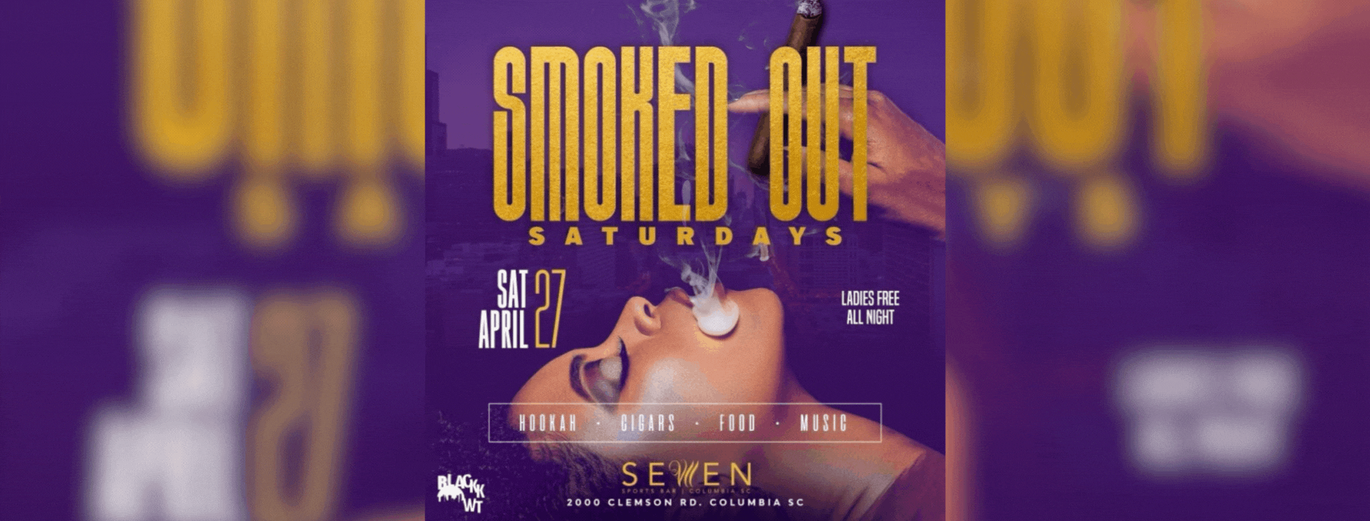 Smoked Out Saturdays — event banner