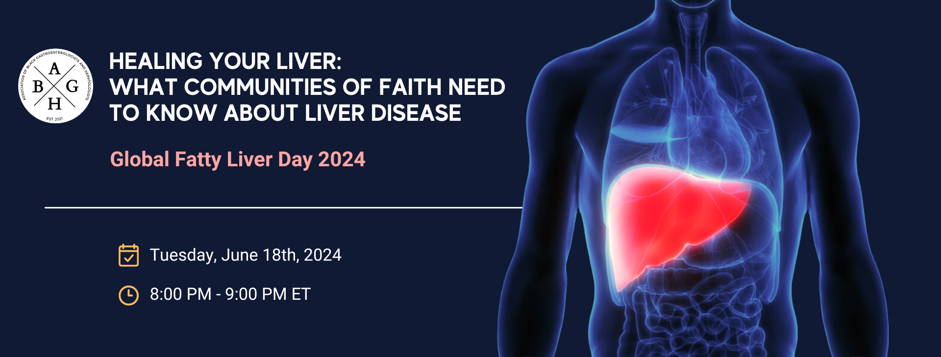 Healing Your Liver: What Communities of Faith Need to Know about Liver Disease — event banner