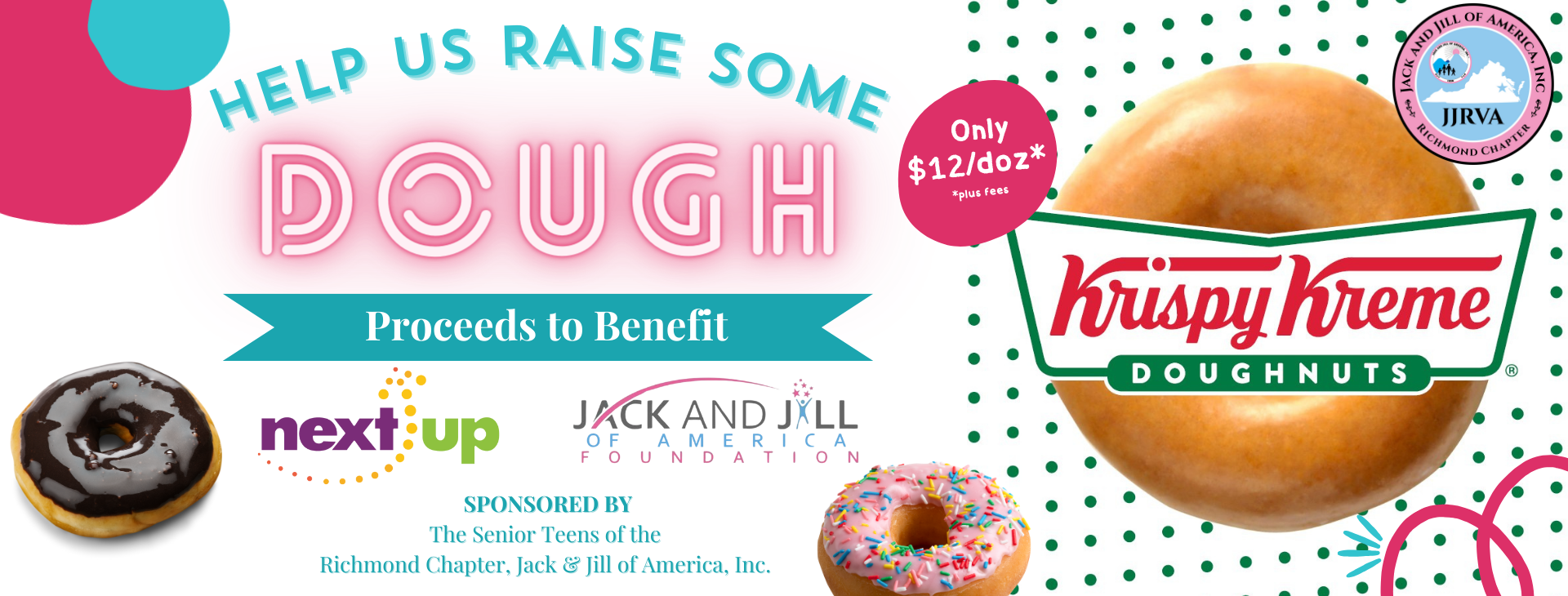 Donuts for Dough — event banner