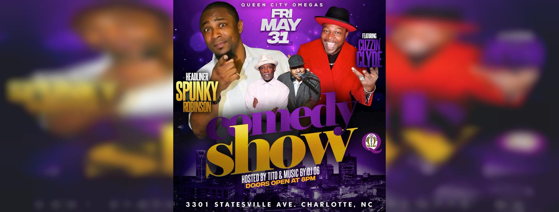 Queen City Omegas Comedy Night — event banner