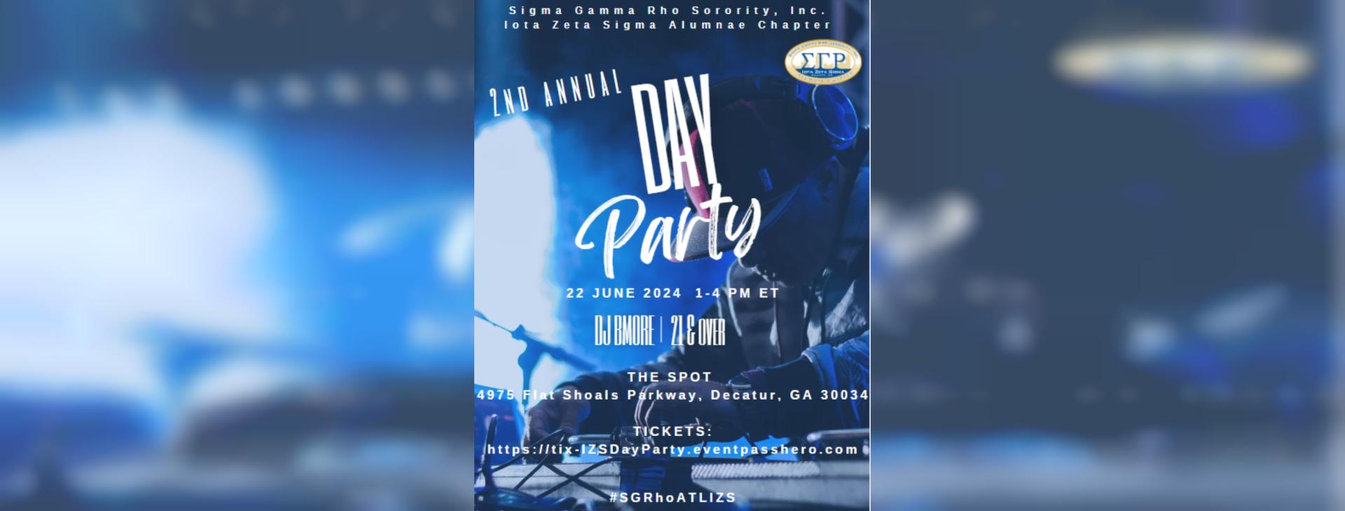 2nd Annual Day Party — event banner