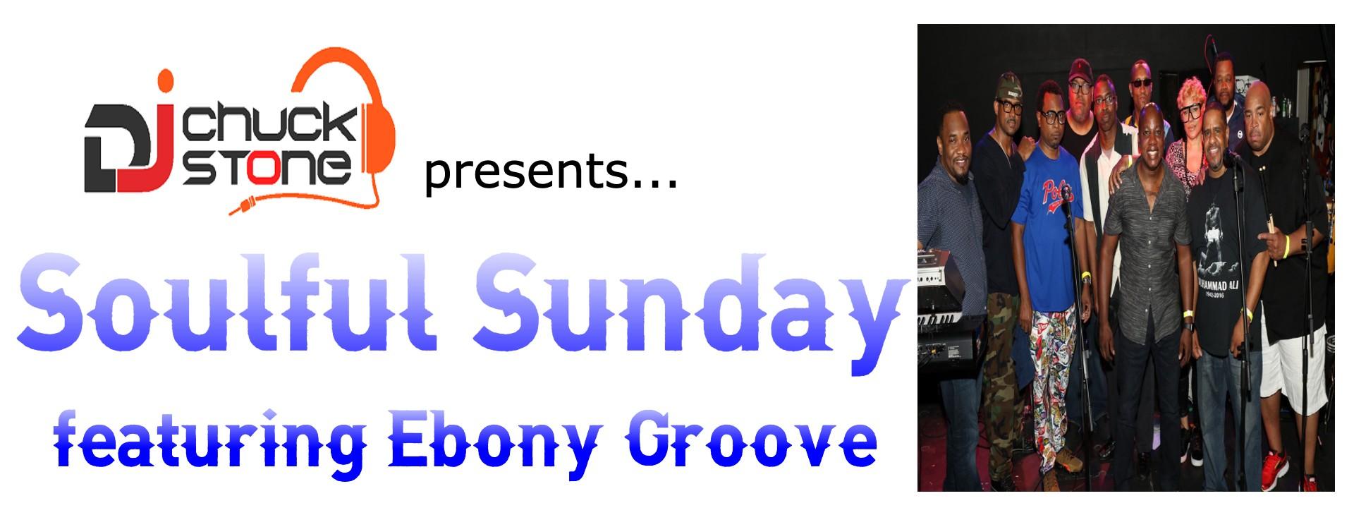 Soulful Sunday featuring Ebony Groove — event banner