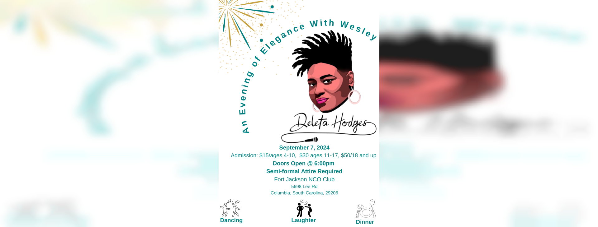 An Evening of Elegance with Wesley — event banner