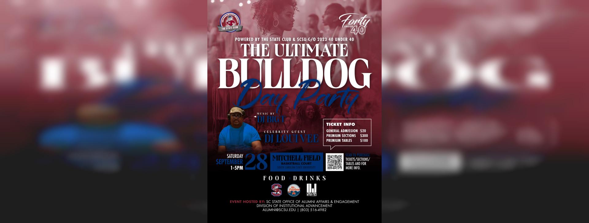 The Ultimate Bulldog Day Party — event banner