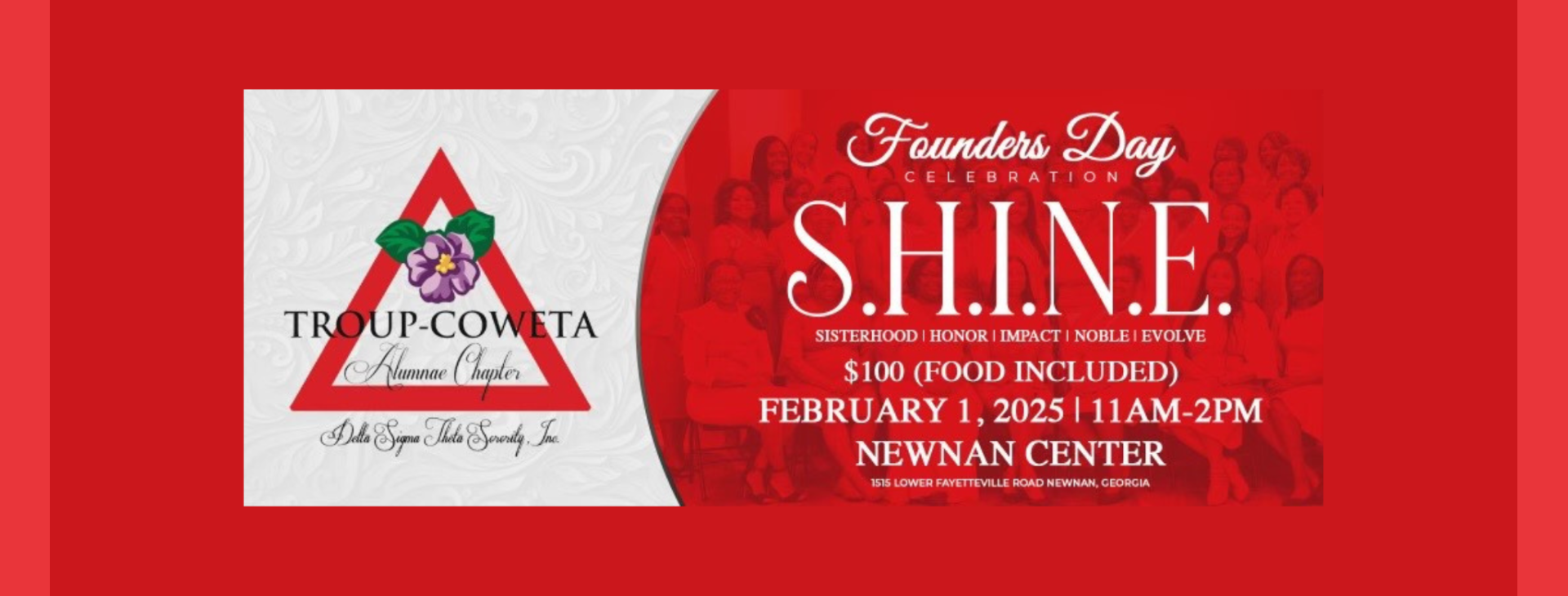 Troup-Coweta Alumnae Chapter Founders Day — event banner
