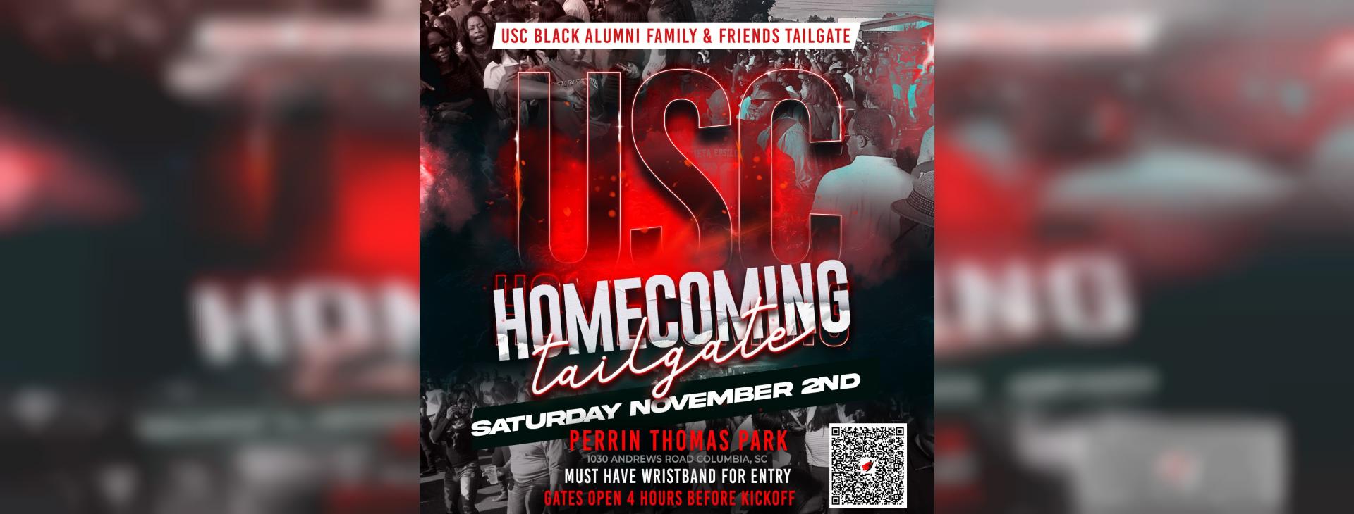 USC Black Alumni Family and Friends Homecoming Tailgate 2024 — event banner