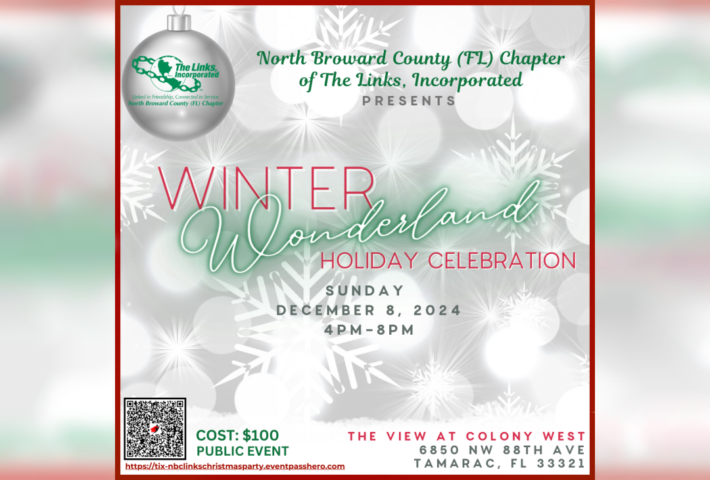 North Broward County (FL) Chapter of The Links, Incorporated presents Winter Wonderland Holiday Celebration