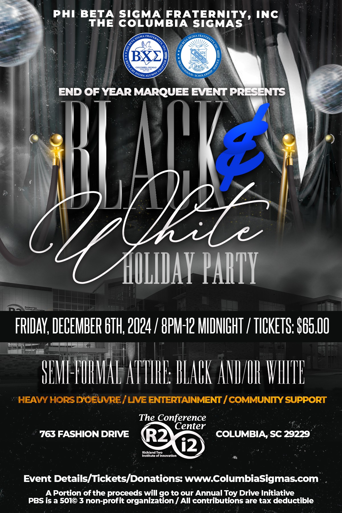 The Black & White Holiday Party – Toy Drive — photo 1