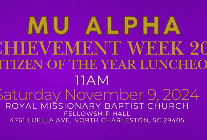 Mu Alpha Citizen of the Year Luncheon