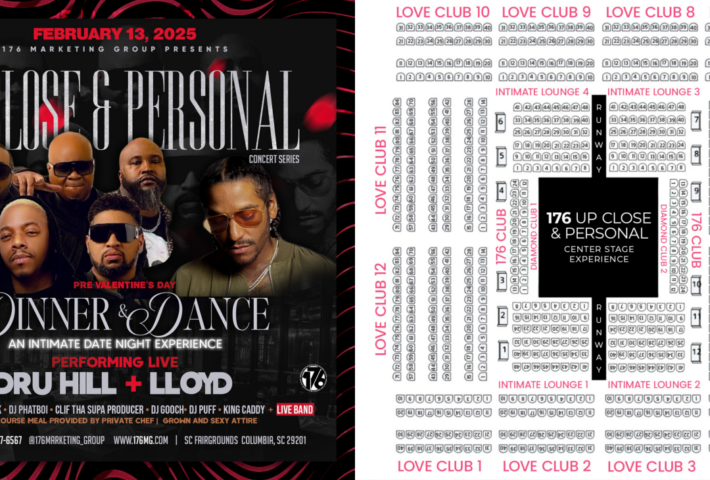 UP CLOSE & PERSONAL DINNER AND DANCE W/ DRU HILL & LLOYD