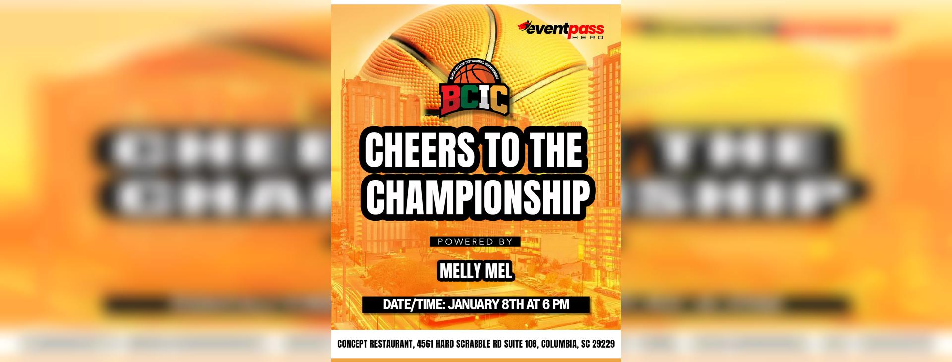 Cheers To The Championship — event banner
