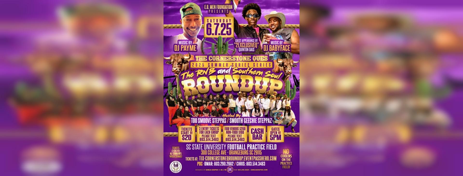 Cornerstone Que’s R&B Southern Soul Roundup — event banner